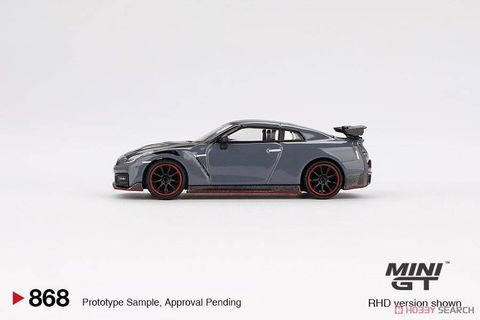  Xe Mini GT MGT00868 Nissan GT-R Nismo 2024 NISMO Stealth Gray 