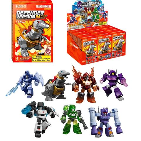  Lắp ráp Blokees Model Kits - 71404 Transformers Defender Version 04 Tyrants Fury (Lẻ 1 hộp mù) 