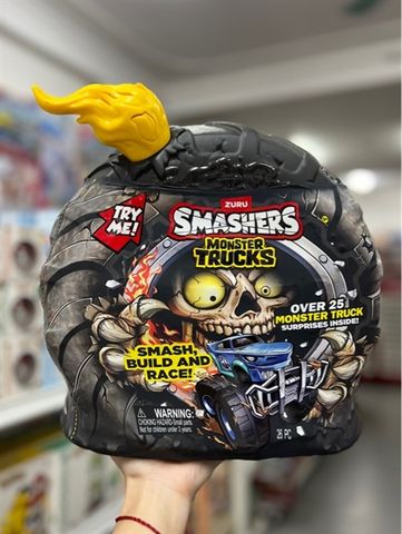  23win08 com sưu tập bánh xe quái vật Monter Truck Zuru Smashers S1 