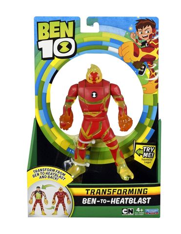  Ben-To-Heatblast Transforming Figure - 15cm 
