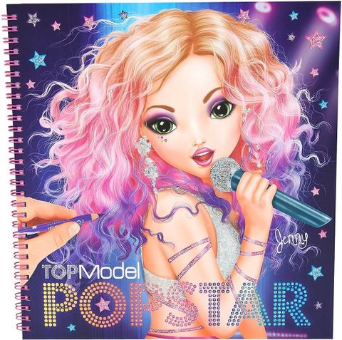  TM48493 BST thiết kế tô màu chủ đề Popstar 