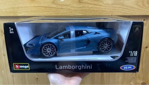 Bburago 1/18 Lamborghini Temerario Blue