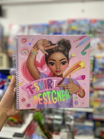  Topmodel t-shirt designer colouring book 