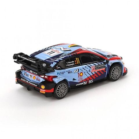  Xe Mini GT Card version MGT00871 Hyundai i20 N Rally1 Hybrid #11 2024 Rallye Monte-Carlo Winner 