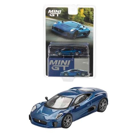  Xe Mini GT Card Version MGT00884 Jaguar C-X75 Blue 