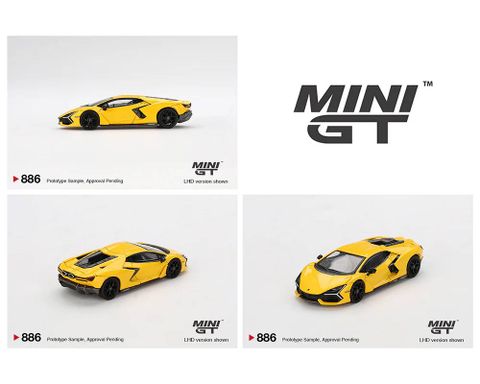  Xe Mini GT MGT00886 Lamborghini Revuelto Giallo 