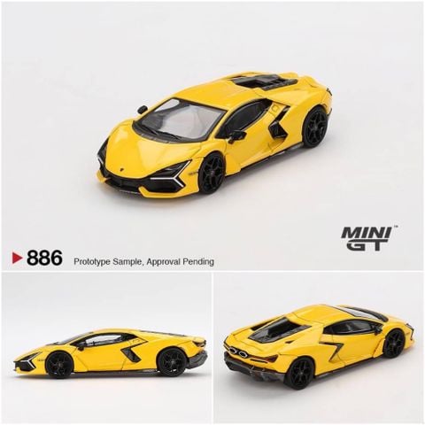  Mini GT MGT00886 Lamborghini Revuelto Giallo 