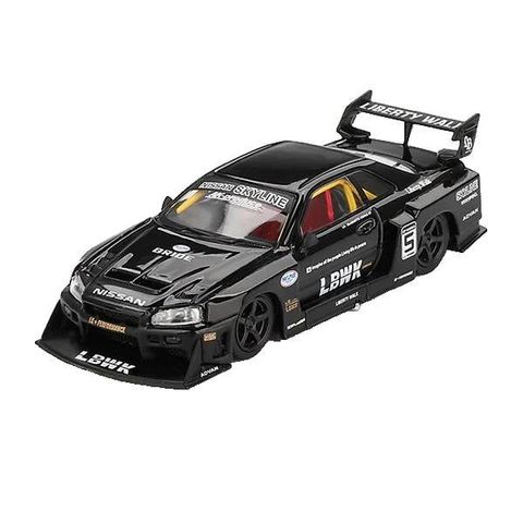  Xe Mini GT Box Version MGT00844 Nissan LB-ER34 Super Silhouette SKYLINE Black 