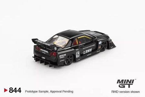  Xe Mini GT Box Version MGT00844 Nissan LB-ER34 Super Silhouette SKYLINE Black 