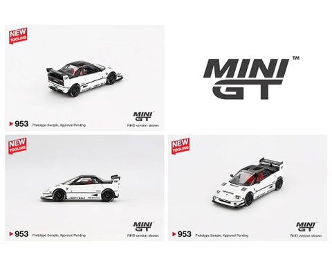  Xe Mini GT MGT00953 Mazda AZ-1 Liberty Walk LB40 White 2024 Tokyo Auto Salon 