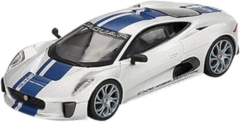  Mô hình xe MINI GT Card Version MGT00960 Jaguar C-X75 Silver 