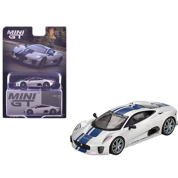 MINI GT Card Version MGT00960 Jaguar C-X75 Silver