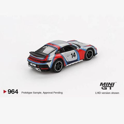  Xe Mini GT MGT00964 Porsche 911 Dakar Ice Grey Metallic 