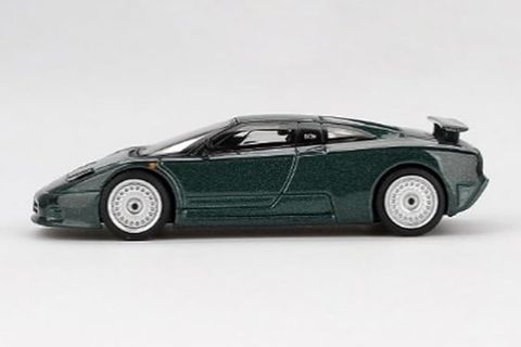  Xe mô hình Mini GT Card Version MGT00968 Bugatti EB110 GT Verde Scuro 