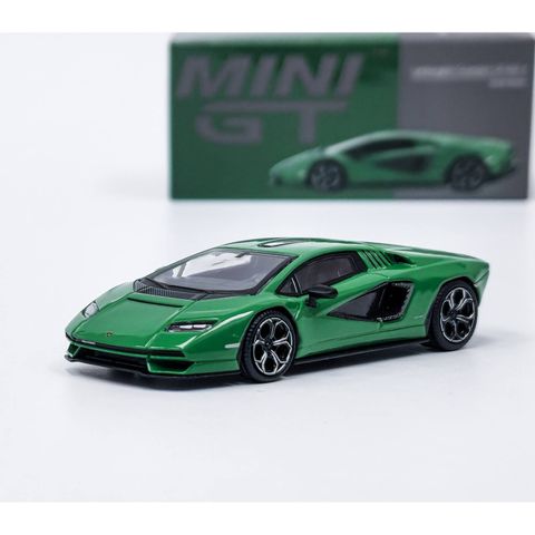  Xe Mini GT MGT00976 Lamborghini Countach LPI 800-4 Verde Medio 