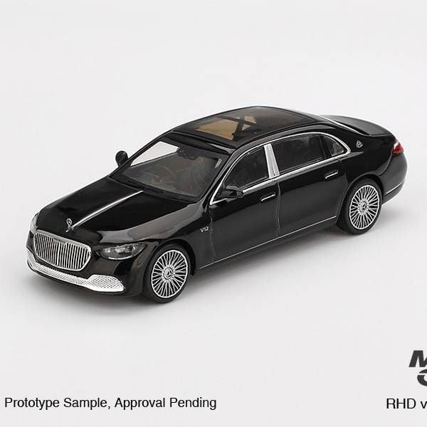  Mini GT Box Version MGT00977 Mercedes-Maybach S 680 Black 