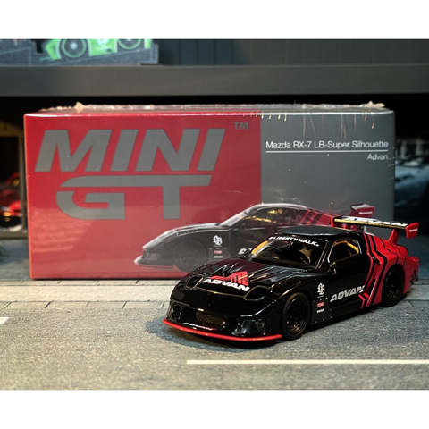  Xe Mini GT Box Version MGT00983 Mazda RX-7 LB-Super Silhouette Advan 
