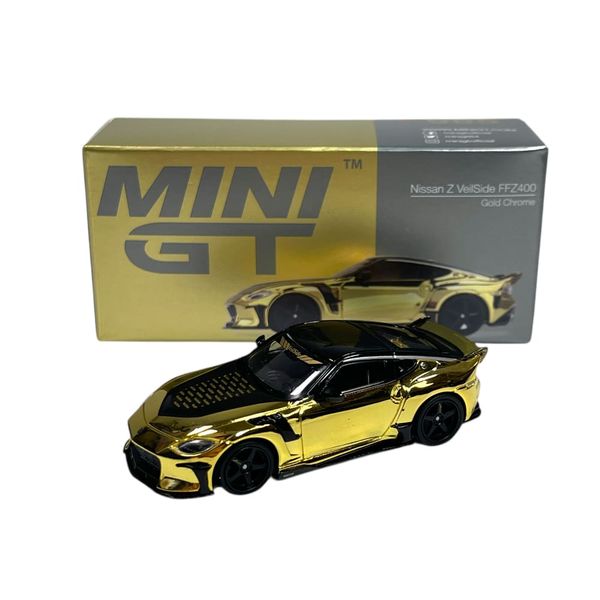 Mini GT MGT00985 Nissan Z VeilSide FZ400 Gold Chrome