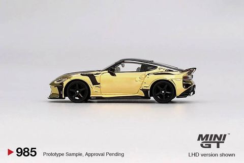  Xe Mini GT MGT00985 Nissan Z VeilSide FZ400 Gold Chrome 