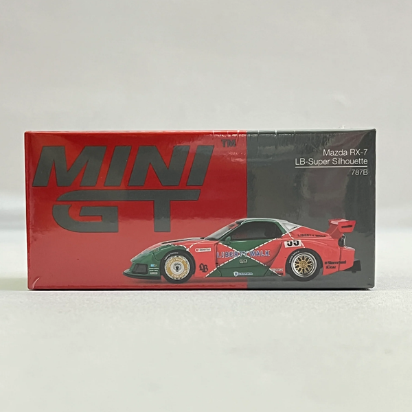 Mini GT Box Version MGT00990 Mazda RX-7 LB-Super Silhouette 787B tỷ lệ 1/64