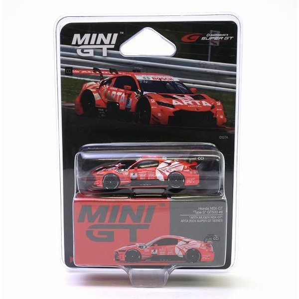 Mini GT MGT00786 Honda NSX-GT "Type S" GT500 #8 "ARTA MUGEN NSX-GT " ARTA 2023 SUPER GT Series