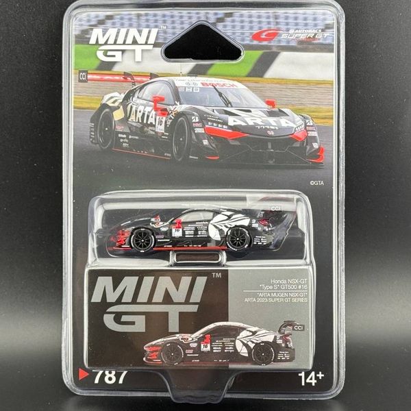 Mini GT MGT00787 Honda NSX-GT "Type S" GT500 #16 "ARTA MUGEN NSX-GT " ARTA 2023 SUPER GT Series