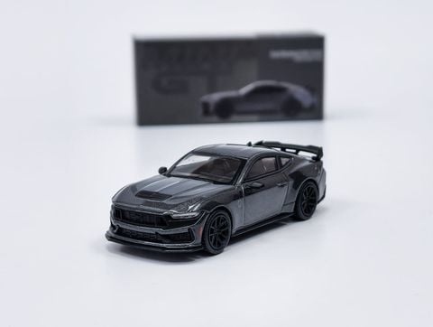  Xe Mini GT Box Version MGT00957 Ford Mustang Dark Horse 2024 Carbonized Gray 