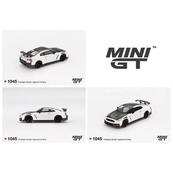 Mini GT MGT01045 Nissan GT-R Nismo 2024 Brilliant White Pearl