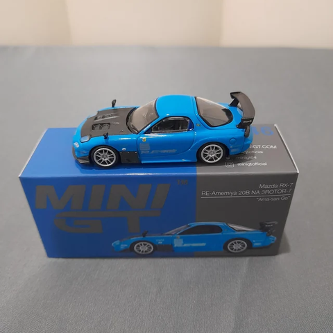  Mini GT BOX Version MGT01046 Mazda RX-7 RE-Amemiya 20B NA 3ROTOR-7 “Ama-san Go” 