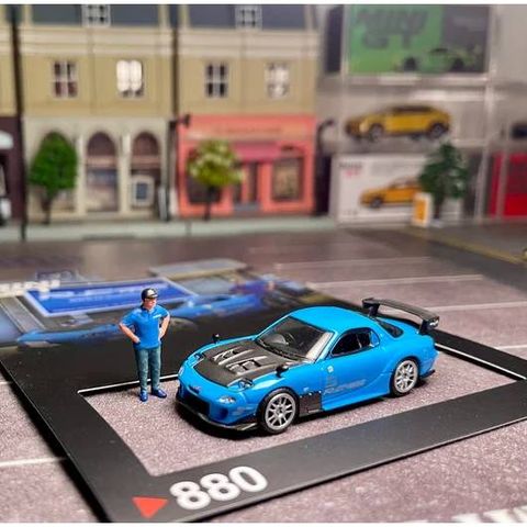  Mini GT BOX Version MGT01046 Mazda RX-7 RE-Amemiya 20B NA 3ROTOR-7 “Ama-san Go” 