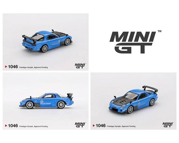 Mini GT BOX Version MGT01046 Mazda RX-7 RE-Amemiya 20B NA 3ROTOR-7 “Ama-san Go”
