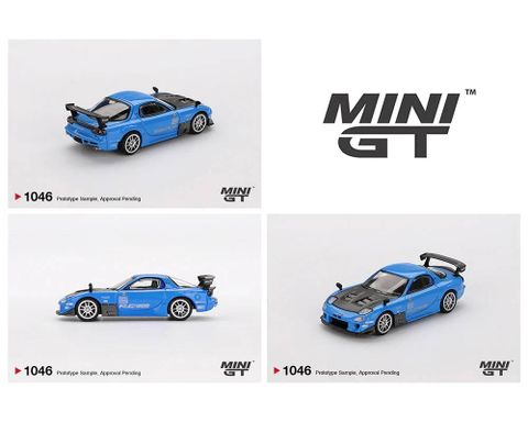  Mini GT BOX Version MGT01046 Mazda RX-7 RE-Amemiya 20B NA 3ROTOR-7 “Ama-san Go” 