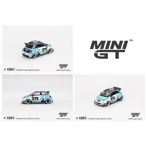  Xe mô hình Mini GT BOX Version MGT01051 Abarth 595 LB-WORKS x Abas Works IZTK 