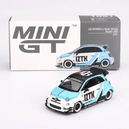 Xe mô hình Mini GT BOX Version MGT01051 Abarth 595 LB-WORKS x Abas Works IZTK