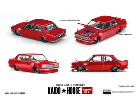  Mô hình xe Kaido House KHMG229 Datsun 510 Street Nismo V3 