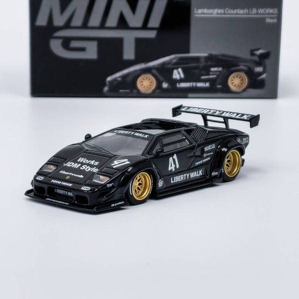 Xe Mini GT MGT01081 Lamborghini Countach LB-WORKS Black