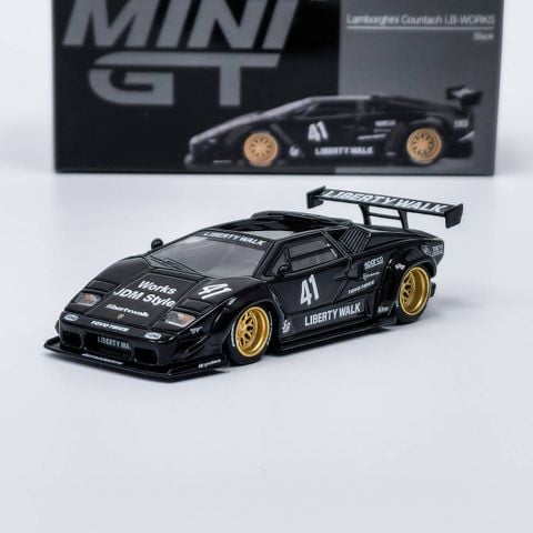  Xe Mini GT MGT01081 Lamborghini Countach LB-WORKS Black 