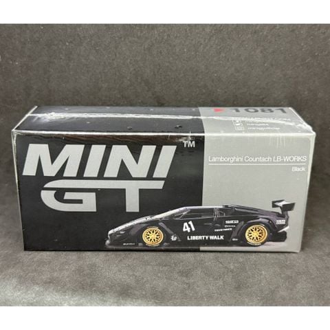  Xe Mini GT MGT01081 Lamborghini Countach LB-WORKS Black 