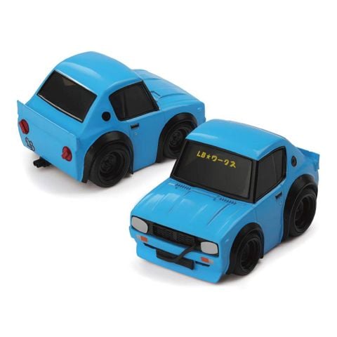  Xe Mini GT CARD Version Qube Carz QZ00101-BL Nissan Skyline Kenmeri Liberty Walk Baby Blue 