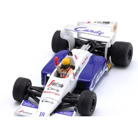  Xe Mini GT Box Version MGT01118 Toleman TG184 #19 Ayrton Senna 1984 Monaco Grand Prix 2nd Place 