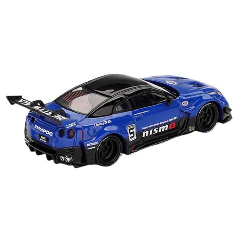  Xe Mini GT MGT01124 LB-Silhouette WORKS GT NISSAN 35GT-RR Ver.2 Blue 
