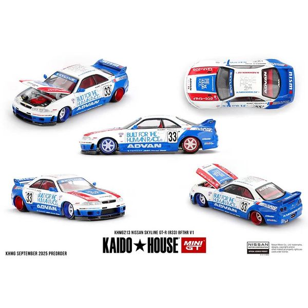  Mô hình xe Kaido House KHMG213 Nissan Skyline GT-R (R33) BFTHR V1 