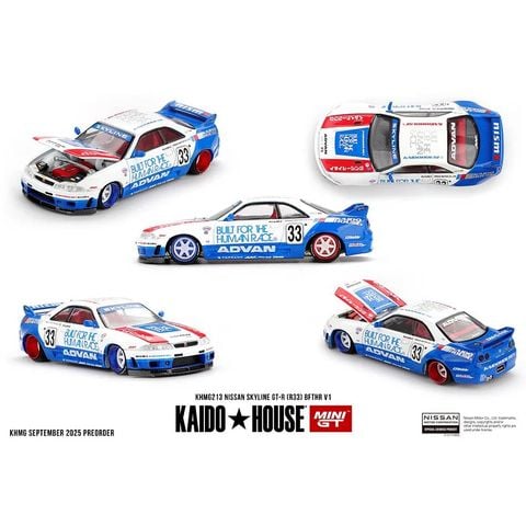  Mô hình xe Kaido House KHMG213 Nissan Skyline GT-R (R33) BFTHR V1 