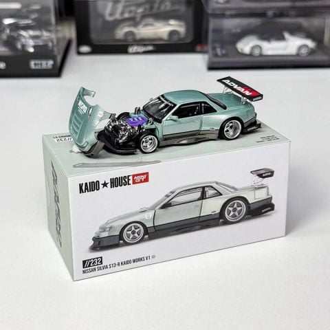  Mô hình xe Kaido House KHMG232 Nissan Silvia S13-R KAIDO WORKS V1 