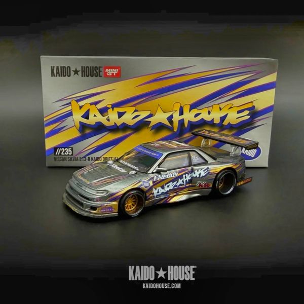  Mô hình xe Kaido House KHMG235 Nissan Silvia S13-R KAIDO DRIFT V1 