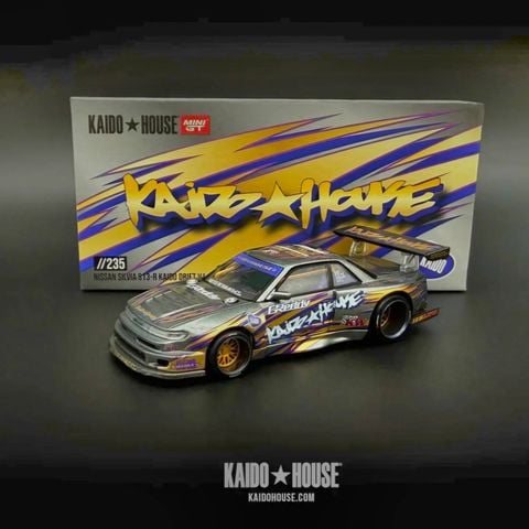  Mô hình xe Kaido House KHMG235 Nissan Silvia S13-R KAIDO DRIFT V1 