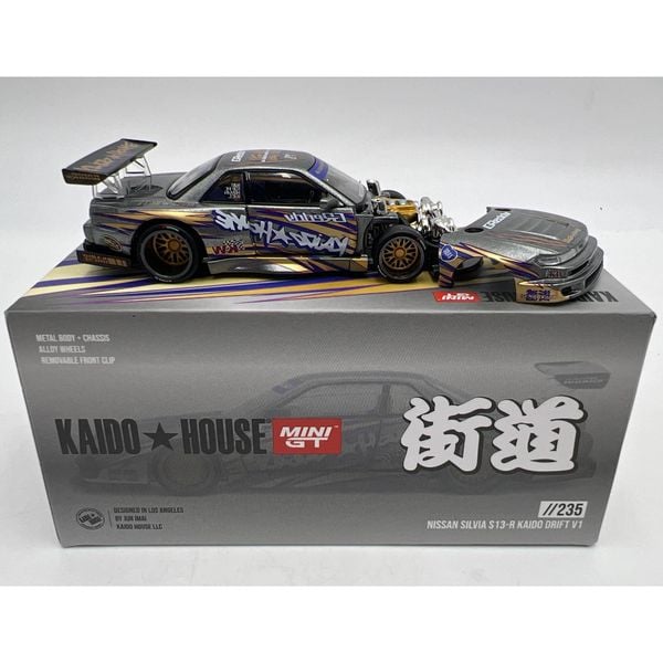  Mô hình xe Kaido House KHMG235 Nissan Silvia S13-R KAIDO DRIFT V1 