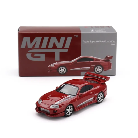  Mô hình xe Mini GT Box Version MGT01094 Toyota Supra VeilSide Combat V-I Red 