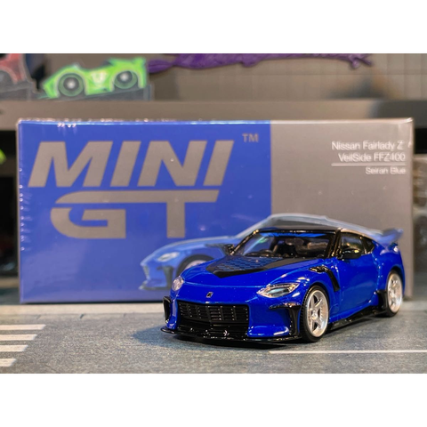  Mô hình xe Mini GT Box Version MGT01167 Nissan Z VeilSide FFZ400 Seiran Blue 