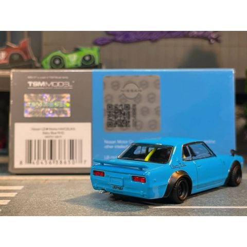  Mô hình xe Mini GT BOX version MGT01169 Nissan LB★Works HAKOSUKA Baby Blue 